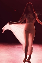 Thumbnail for your product : Wildfox Couture White Feather Piper Maxi Dress in Dirty White