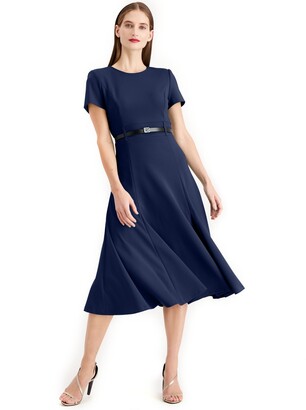 Calvin Klein Women's Blue Dresses | ShopStyle