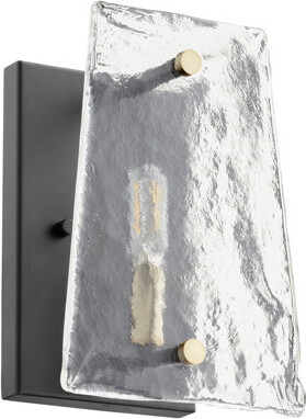 Orren Ellis Lefkowski 1 - Light Dimmable Brass Armed Sconce