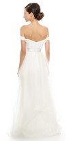 Thumbnail for your product : Love, Yu Kayla Off Shoulder Polka Dot Tulle Gown