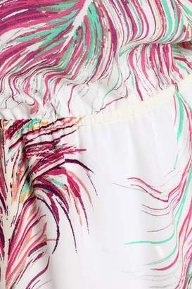 Vix Paula Hermanny Layered Printed Silk Mini Dress