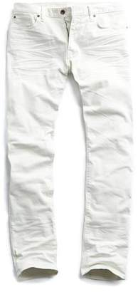 Todd Snyder 5-Pocket Garment-Dyed Stretch Twill in White