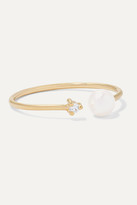 Thumbnail for your product : Mizuki 14-karat Gold, Pearl And Diamond Ring