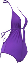 Thumbnail for your product : American Apparel Nylon Tricot Maillot-V Swimsuit