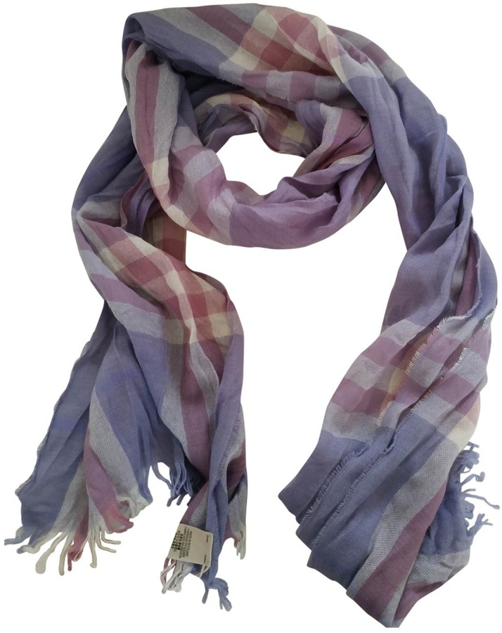 burberry cashmere scarf purple