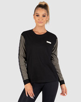 Thumbnail for your product : Unit Women's Black Long Sleeve T-Shirts - Novel Long Sleeve Tee - Size One Size, 14 at The Iconic