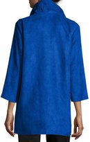 Thumbnail for your product : Caroline Rose Faux-Suede Long Shirt