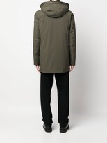 Thumbnail for your product : Woolrich Logo-Patch Sleeve Parka Coat