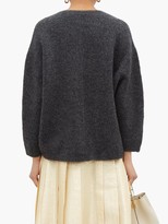 Thumbnail for your product : Vika Gazinskaya Oversized Boucle Sweater - Dark Grey