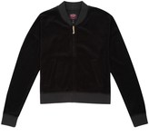 Thumbnail for your product : Juicy Couture Outlet - GIRLS LOGO VELOUR CRYSTAL COUTURE WESTWOOD JACKET