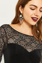 Thumbnail for your product : Oasis Lace And Velvet Midi Dress