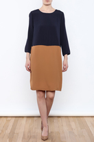 Thumbnail for your product : Modern Vintage Navy Colorblock Dress
