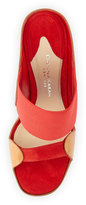 Thumbnail for your product : Donna Karan Sculpted High-Heel Mule, Flame Red