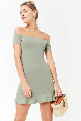 Forever 21 Off-the-Shoulder Ruffle Dress