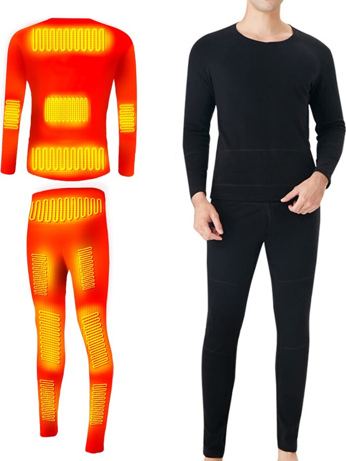 RUIFANG Men's Heated Thermal Underwear Set - ShopStyle Boxers