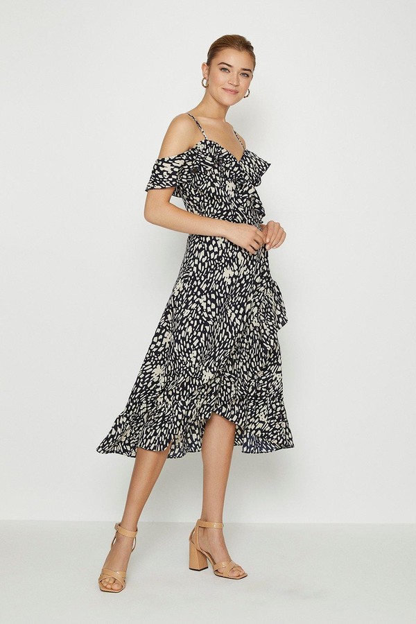 coast cold shoulder dress