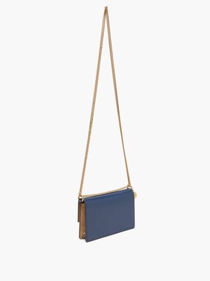 Givenchy Gv3 Mini Leather And Suede Bag - Blue Multi