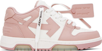Off-White Women's Pink Sneakers & Athletic Shoes | ShopStyle