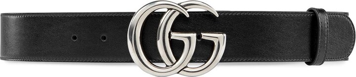 double G leather belt