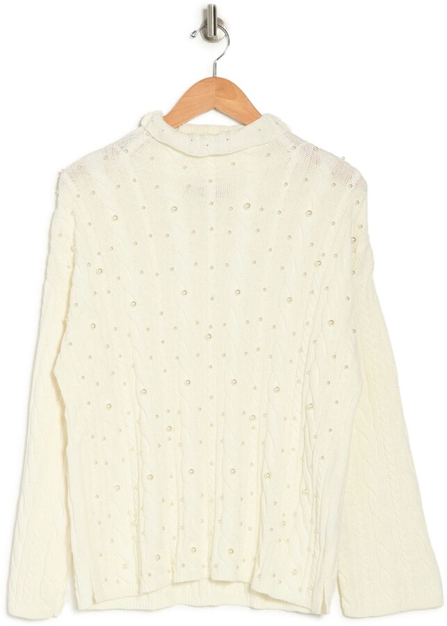 Pearl Embellished Sweater | Shop the world's largest collection of fashion  | ShopStyle