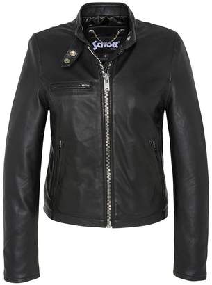 Schott LCW9641A Leather Biker Jacket