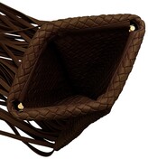 Thumbnail for your product : Bottega Veneta Crisscross Fringe Leather Clutch