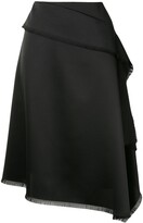 Thumbnail for your product : Cédric Charlier Asymmetric Draped Skirt