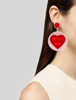 Thumbnail for your product : Jennifer Loiselle Kiss Me Hoop Earrings pink Kiss Me Hoop Earrings