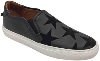 Givenchy Black Leather Trainers