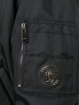 Versace zipped-up bomber jacket