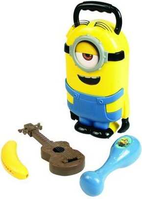 Lexibook America, Inc. Lexibook - The Minions Stuart Shape Carry Case with Games Accessories