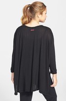 Thumbnail for your product : Hard Tail Oversize Three-Quarter Sleeve Tee (Plus Size)