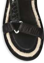 Thumbnail for your product : 3.1 Phillip Lim Noa Croc-Embossed Leather Platform Sport Sandals