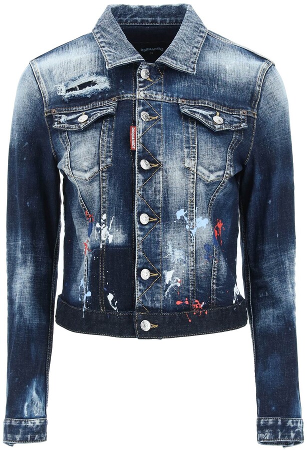 Red Women's Denim Jackets on Sale | Shop the world's largest 