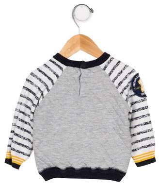 Catimini Boys' Quilted Knit Sweater grey Boys' Quilted Knit Sweater