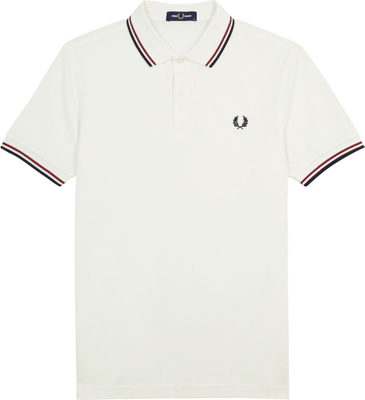 Fred Perry Twin Tipped Piqué Cotton Polo Shirt