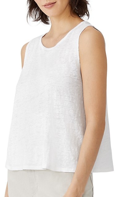 eileen fisher linen tank top