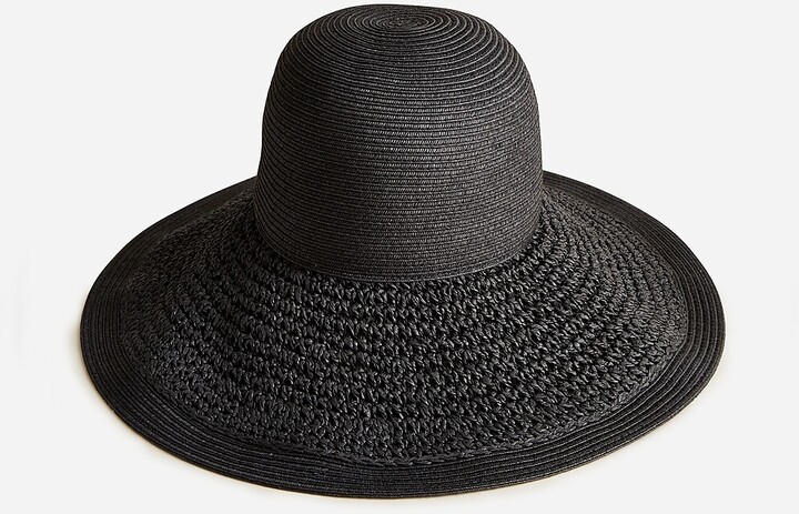 Summer Black Hat With Wide Brim