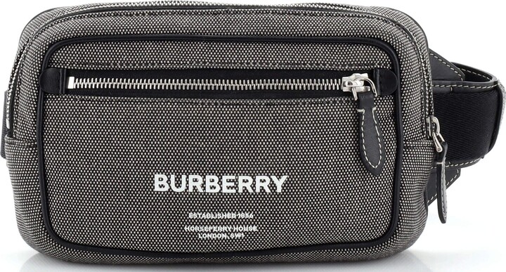 Burberry Medium Monogram Stripe E-canvas Bum Bag 8017212 Women,Men Leat  BF562644