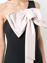 Thumbnail for your product : Badgley Mischka one-shoulder bow dress