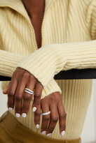 Thumbnail for your product : Anita Ko Curved 18-karat White Gold Diamond Ring - 6