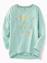Thumbnail for your product : Old Navy Relaxed Graphic Cocoon Tunic for Girls