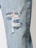 Thumbnail for your product : Frame Distressed Straight-Leg Jeans