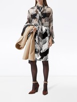 Thumbnail for your product : Burberry Abstract Deer Print Skirt