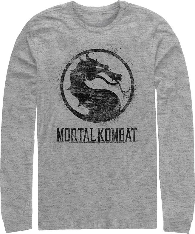 Licensed Character Men's Mortal Kombat Splatter Logo Graphic Tee
