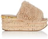 Thumbnail for your product : Chloé Women's Camille Shearling Wedge Mules
