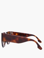 Thumbnail for your product : Victoria Beckham Square Tortoiseshell-acetate Sunglasses - Tortoiseshell