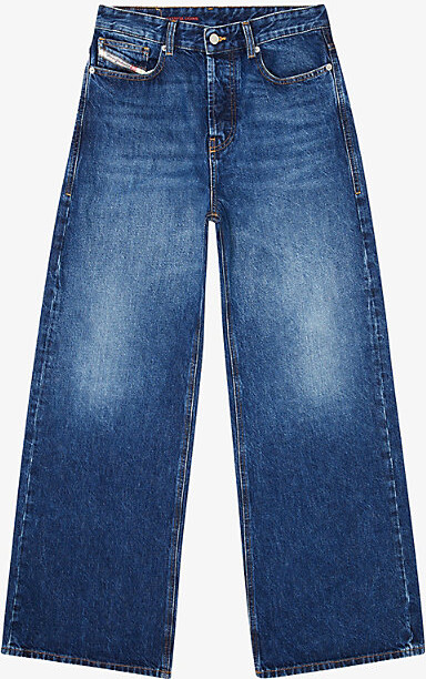 Diesel Womens 01 1996 D-Sire Wide-Leg Denim Jeans 26