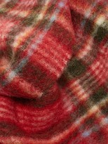 Thumbnail for your product : Acne Studios Vally Tartan Scarf - Red Multi
