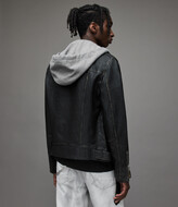 Thumbnail for your product : AllSaints Charter 2-In-1 Leather Biker Jacket | Size XS | Black